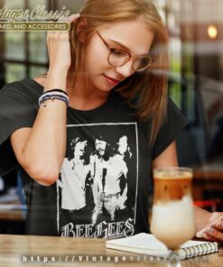Bee Gees Live Distressed Artistic Shirt 6 Bee Gees Live Distressed Artistic Women TShirt