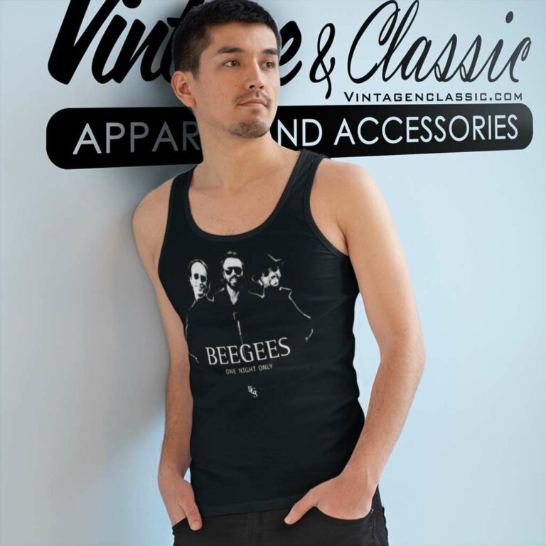 Bee Gees One Night Only Tank Top Racerback Bee Gees One Night Only Tank Top Racerback