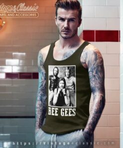 Bee Gees Shirt Design Black And White 4 Bee Gees Shirt Design Black And White Tank Top Racerback