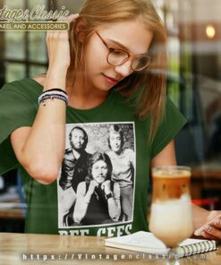 Bee Gees Shirt Design Black And White 6 Bee Gees Shirt Design Black And White Women TShirt