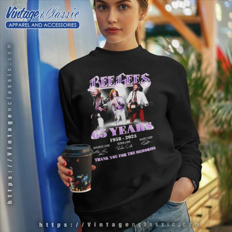 Bee Gees Shirt Thank You For The Memories Sweatshirt Bee Gees Shirt Thank You For The Memories Sweatshirt