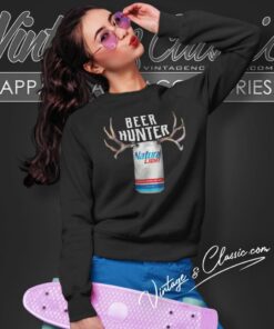 Beer Hunter Natural Light Reindeer Sweatshirt