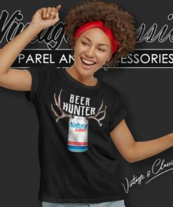 Beer Hunter Natural Light Reindeer Women T Shirt