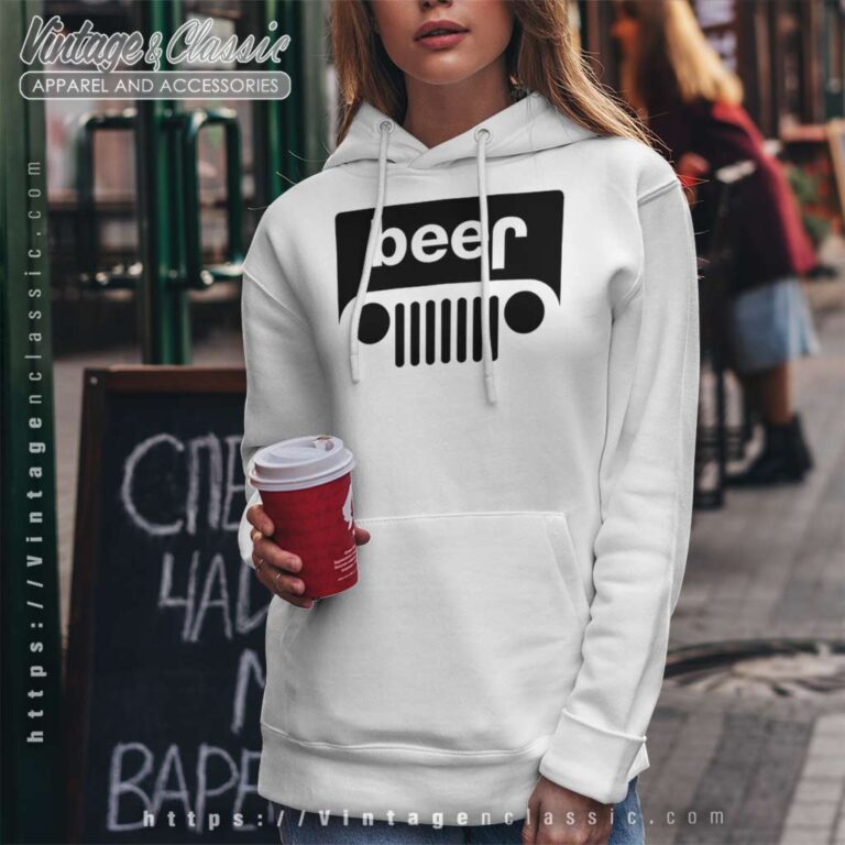 Beer Jeep Logo Hoodie Beer Jeep Logo Hoodie