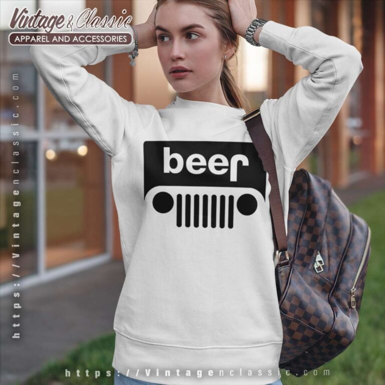 Beer Jeep Logo Sweatshirt Beer Jeep Logo Sweatshirt