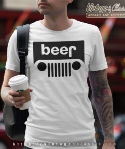 Beer Jeep Logo T Shirt