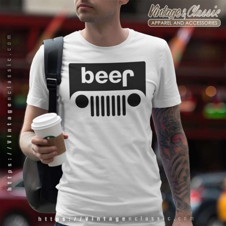 Beer Jeep Logo T Shirt Beer Jeep Logo T Shirt
