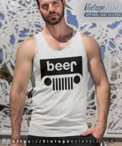 Beer Jeep Logo Tank Top Racerback