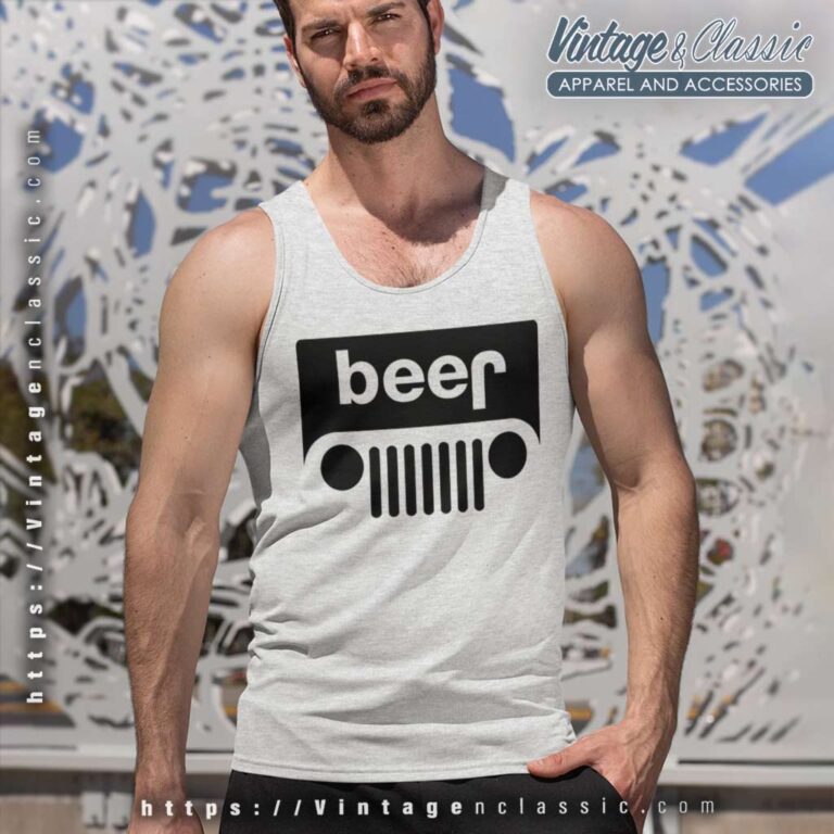 Beer Jeep Logo Tank Top Racerback Beer Jeep Logo Tank Top Racerback