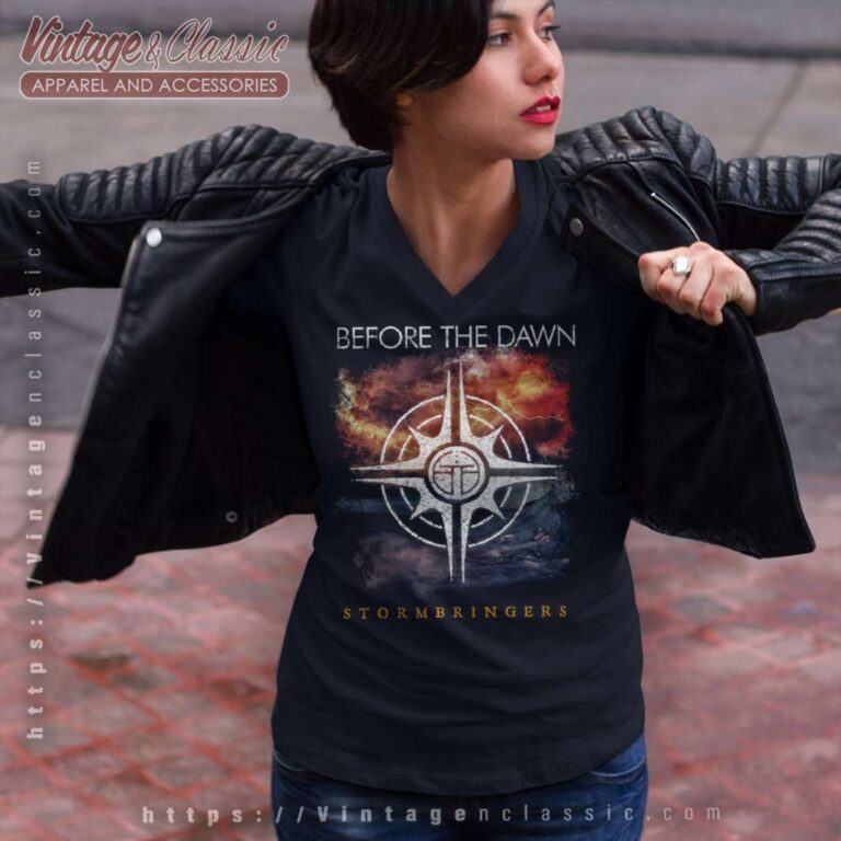 Before The Dawn Shirt Stormbringers V Neck TShirt Before The Dawn Shirt Stormbringers V Neck TShirt