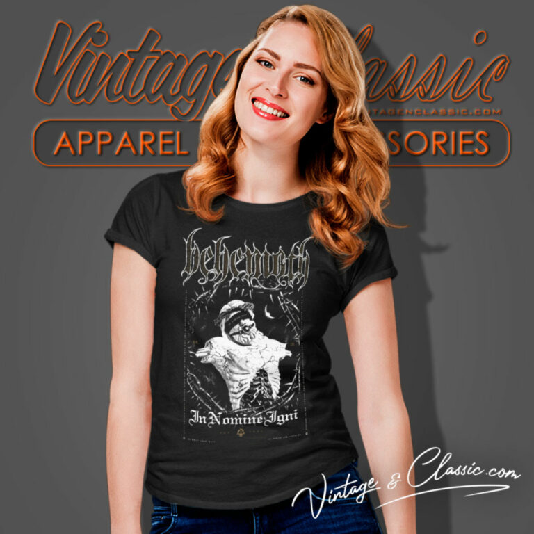 Behemoth Shirt In Nomine 2023 Women T Shirt Behemoth Shirt In Nomine 2023 Women T Shirt