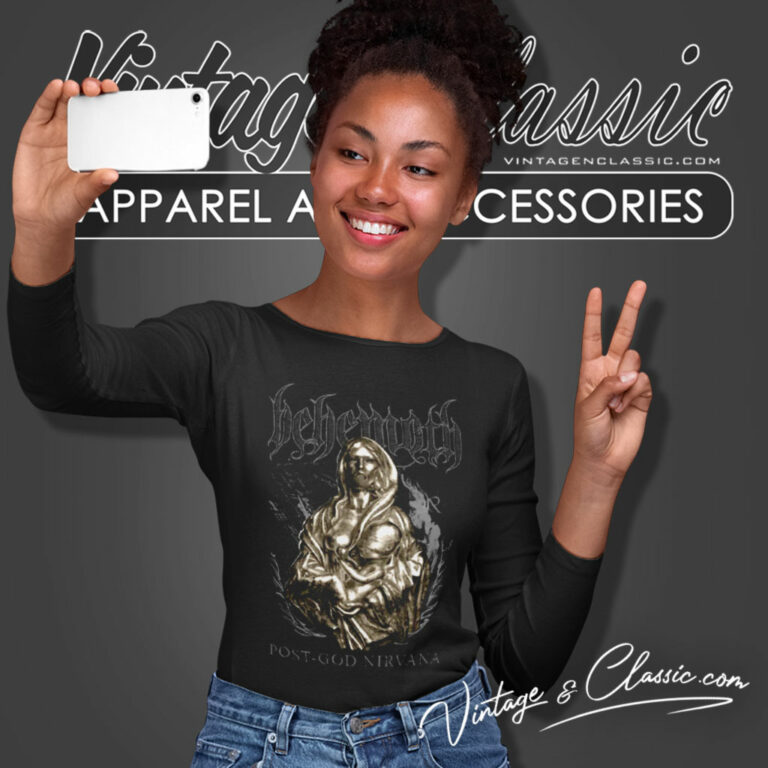 Behemoth Shirt Post God Nirvana Long Sleeve Tee Behemoth Shirt Post God Nirvana Long Sleeve Tee