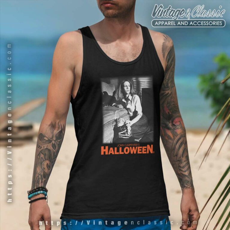Behind The Scenes On Halloween 1978 Tank Top Racerback Behind The Scenes On Halloween 1978 Tank Top Racerback