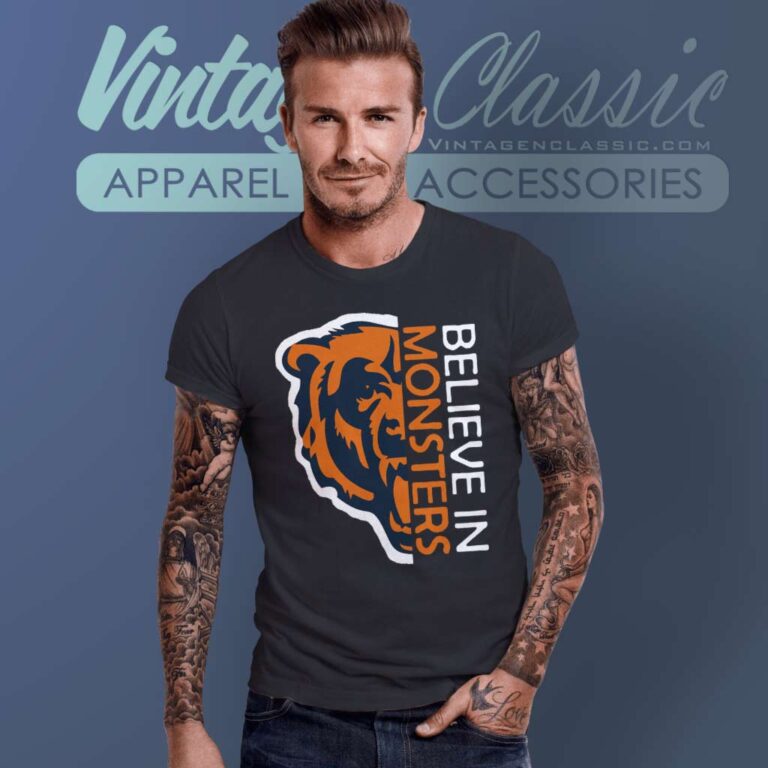 Believe In Monsters Chicago Bears T Shirt Believe In Monsters Chicago Bears T Shirt