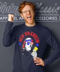 Ben Drankin Fourth Of July Long Sleeve Tee