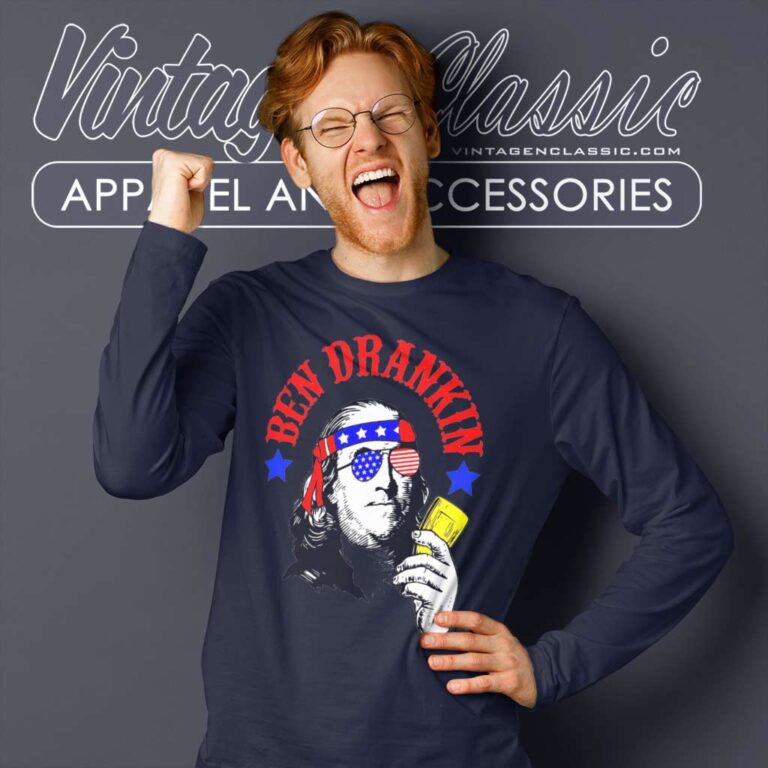 Ben Drankin Fourth Of July Long Sleeve Tee Ben Drankin Fourth Of July Long Sleeve Tee