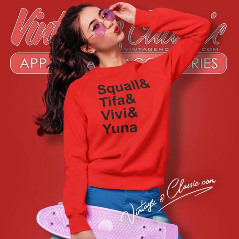 Ben Starr Wearing Squall Tifa Vivi Yuna Shirt The Game Awards Sweatshirt Ben Starr Wearing Squall Tifa Vivi Yuna Shirt The Game Awards Sweatshirt