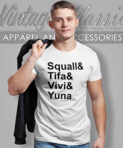 Ben Starr Wearing Squall Tifa Vivi Yuna Shirt The Game Awards T Shirt