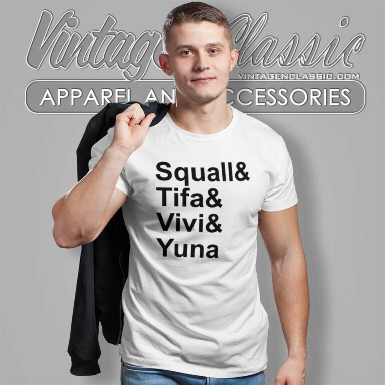 Ben Starr Wearing Squall Tifa Vivi Yuna Shirt The Game Awards T Shirt Ben Starr Wearing Squall Tifa Vivi Yuna Shirt The Game Awards T Shirt