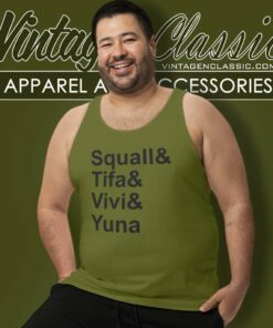 Ben Starr Wearing Squall Tifa Vivi Yuna Shirt The Game Awards Tank Top Racerback