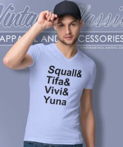Ben Starr Wearing Squall Tifa Vivi Yuna Shirt The Game Awards V Neck TShirt