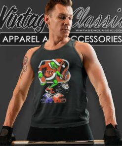 Bengals The Grinch Stomp On Nfl Teams Christmas Tank Top Racerback