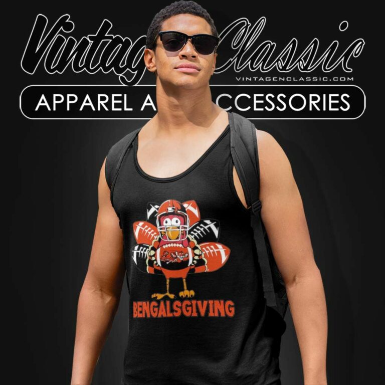 Bengals Turkey Bengalsgiving Nfl Thanksgiving Tank Top Racerback Bengals Turkey Bengalsgiving Nfl Thanksgiving Tank Top Racerback