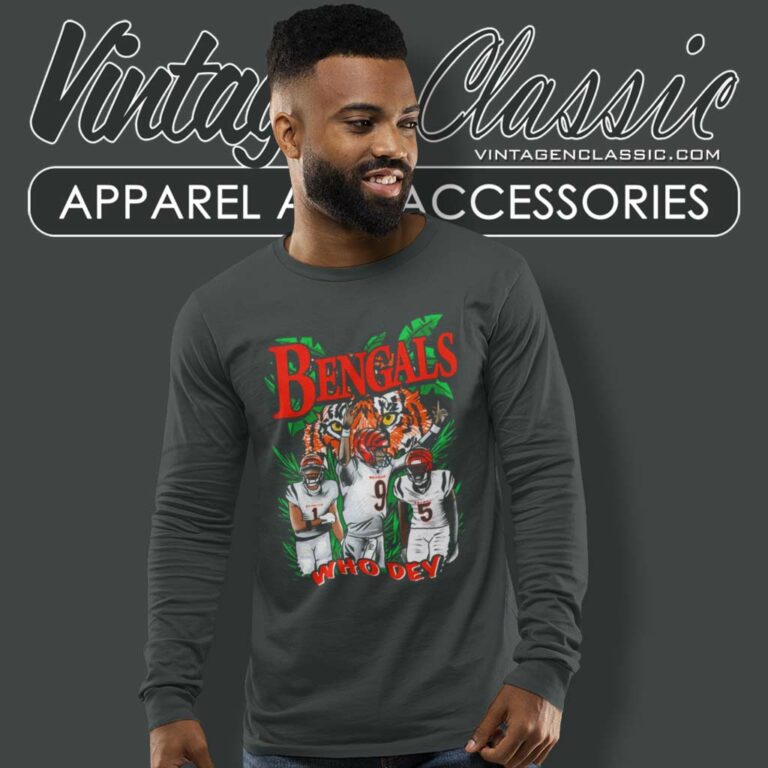 Bengals Who Dey Shirt Bengals Chant Long Sleeve Tee Bengals Who Dey Shirt Bengals Chant Long Sleeve Tee
