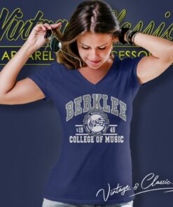 Berklee College Of Music Shirt 4 Berklee College Of Music V Neck TShirt