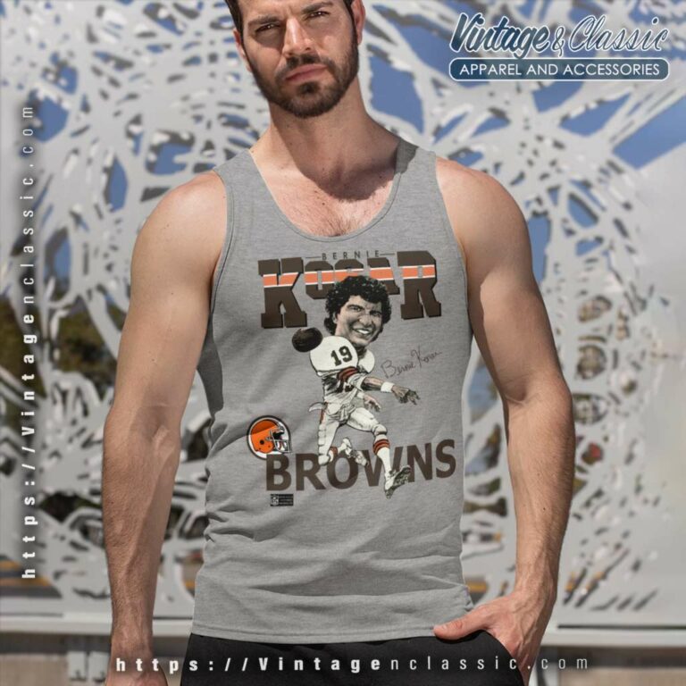 Bernie Kosar Cleveland Browns Tank Top Racerback Bernie Kosar Cleveland Browns Tank Top Racerback