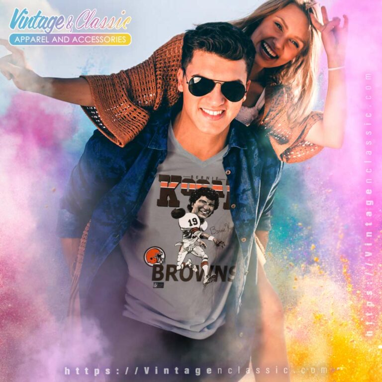 Bernie Kosar Cleveland Browns V Neck TShirt Bernie Kosar Cleveland Browns V Neck TShirt