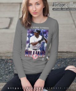 Bernie Williams New York Yankees Long Sleeve Tee