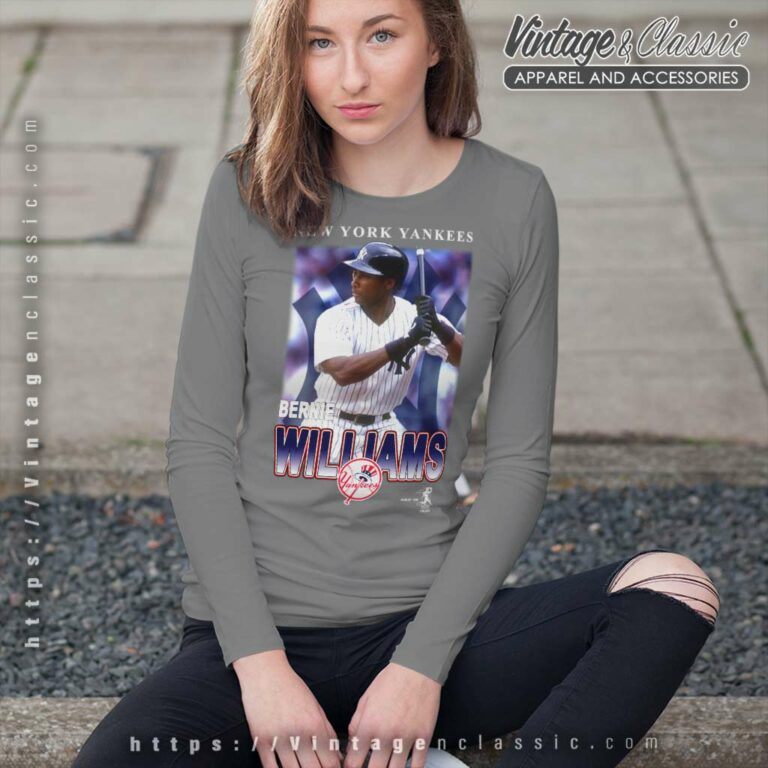 Bernie Williams New York Yankees Long Sleeve Tee Bernie Williams New York Yankees Long Sleeve Tee