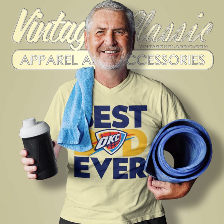 Best Dad Ever Nba Oklahoma City Thunder V Neck TShirt Best Dad Ever Nba Oklahoma City Thunder V Neck TShirt