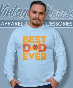 Best Dad Ever Nba Phoenix Suns Logo Long Sleeve Tee