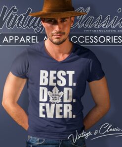 Best Dad Ever Toronto Maple Leafs V Neck TShirt