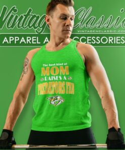 Best Kind Of Mom Raise A Fan Nashville Predators Tank Top Racerback