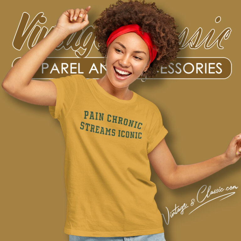 Beth Gonzalez Pain Chronic Streams Iconic Women T Shirt Beth Gonzalez Pain Chronic Streams Iconic Women T Shirt
