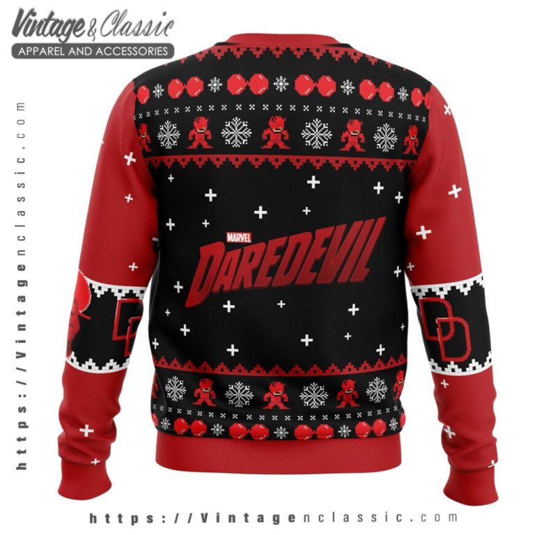 Better Call Murdock Daredevil Ugly Christmas Sweater back Ugly Sweater Better Call Murdock Daredevil Ugly Christmas Sweater back Ugly Sweater