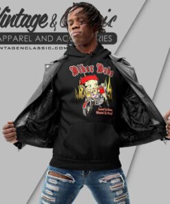 Betty Boop Boopster Biker Babe Hoodie