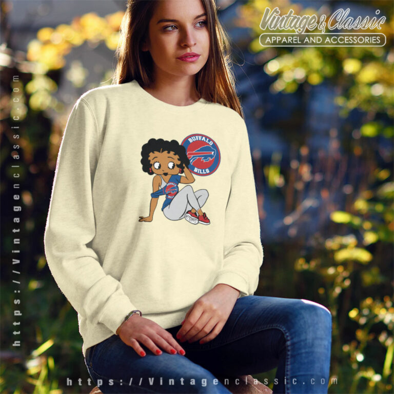 Betty Boop Buffalo Bills Sweatshirt Betty Boop Buffalo Bills Sweatshirt