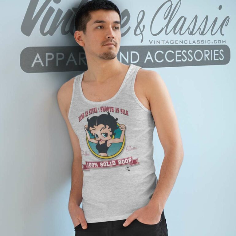 Betty Boop Buffed Betty Tank Top Racerback Betty Boop Buffed Betty Tank Top Racerback