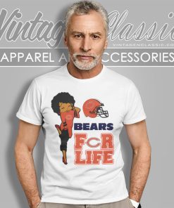 Betty Boop Chicago Bears For Life T Shirt