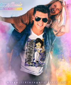 Betty Boop Colorado Rockies Baseball V Neck TShirt