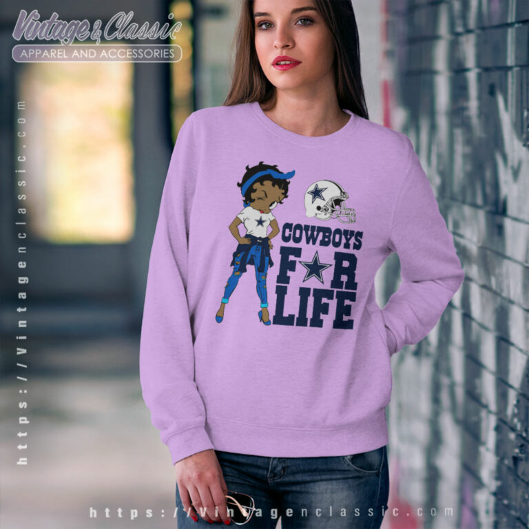 Betty Boop Cowboys For Life Sweatshirt Betty Boop Cowboys For Life Sweatshirt