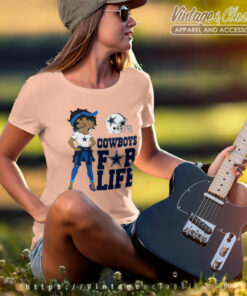 Betty Boop Cowboys For Life Women T Shirt