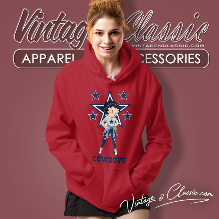 Betty Boop Dallas Cowboys Hoodie Betty Boop Dallas Cowboys Hoodie
