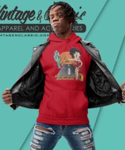 Betty Boop Get Your Kicks On Route 66 Hoodie