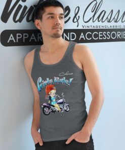 Betty Boop Girls Rule Graphic Tank Top Racerback