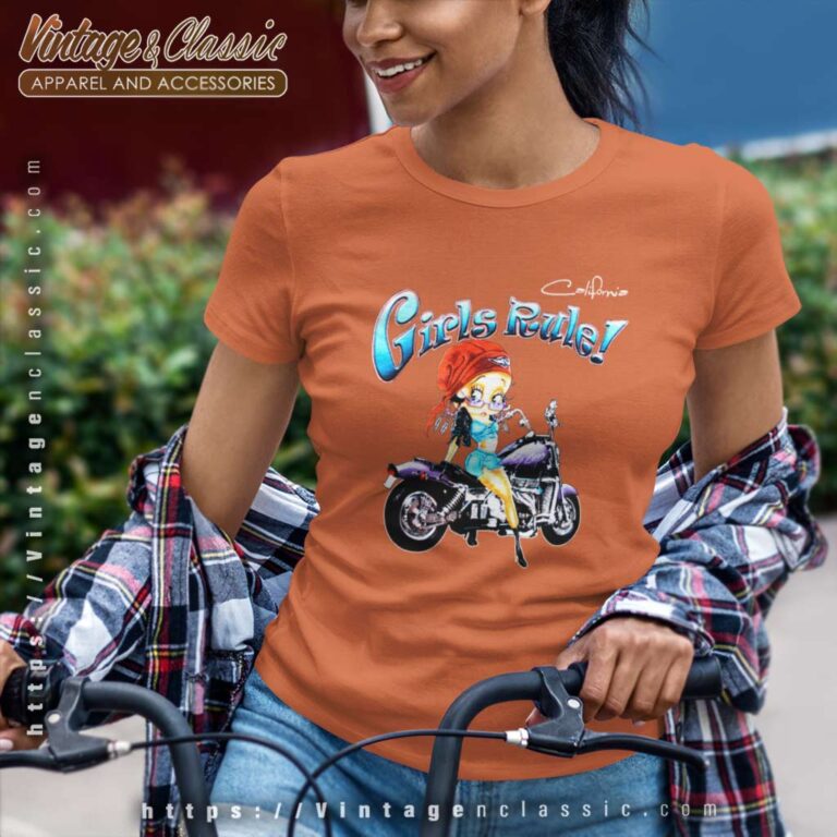 Betty Boop Girls Rule Graphic Women TShirt Betty Boop Girls Rule Graphic Women TShirt